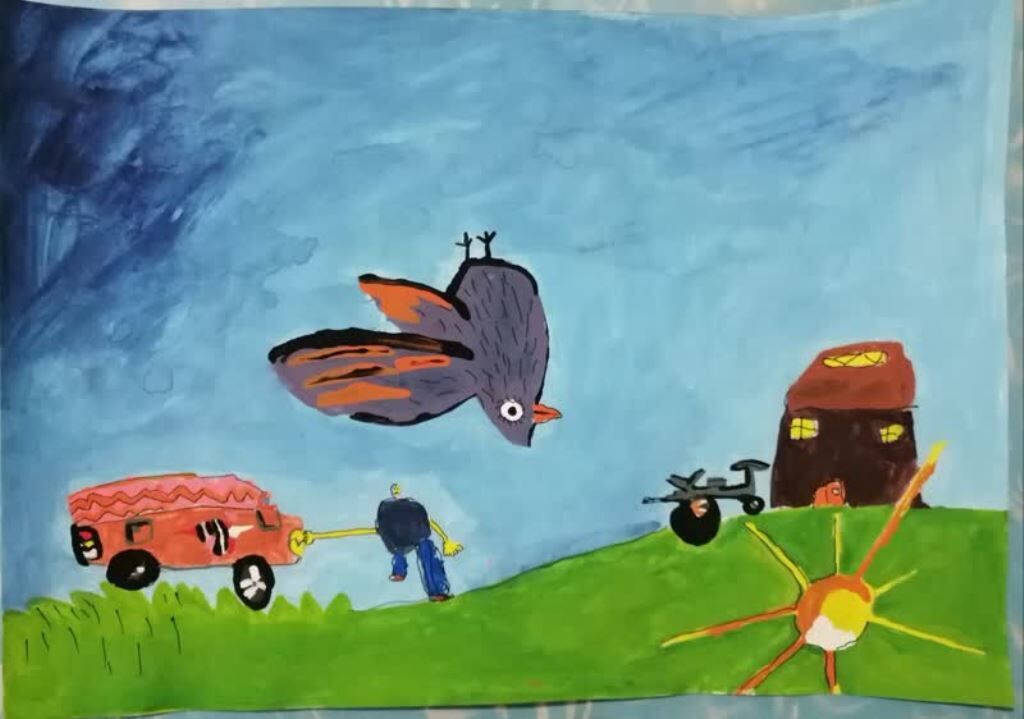 اعضای کانون کرمان در فستیوال نقاشی «دنیای لنگه به لنگه» درخشیدند