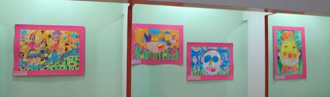 نمایشگاه آثار هنری اعضای مرکز شماره 1 کانون کرج