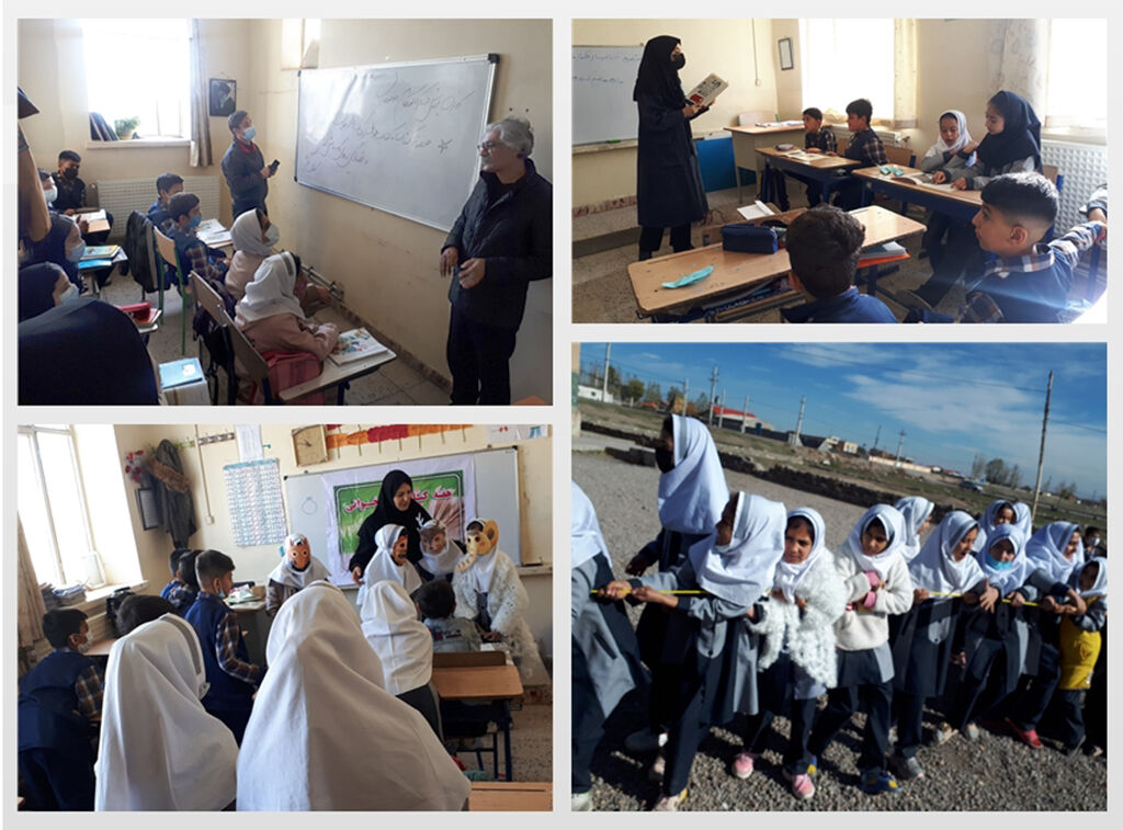 امداد فرهنگی کاروان پیک امید کانون استان اردبیل در روستای ویرثق شهرستان نیر