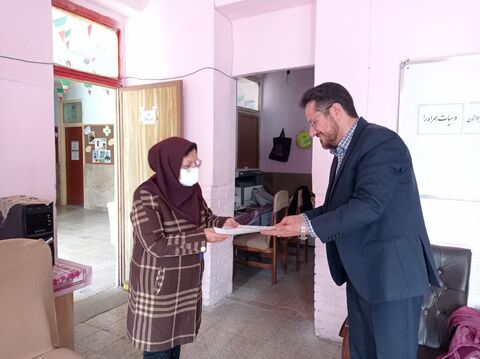 تقدیر از مدارس طرح کانون مدرسه