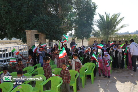 پیک امید کانون استان بوشهر میهمان کودکان روستای دهنو