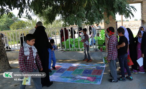 پیک امید کانون استان بوشهر میهمان کودکان روستای دهنو