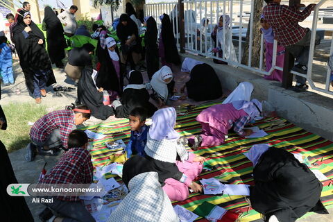 پیک امید کانون استان بوشهر میهمان کودکان روستای دهنو