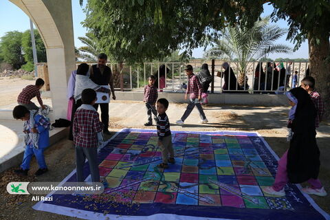 پیک امید کانون استان بوشهر میهمان کودکان روستای دهنو