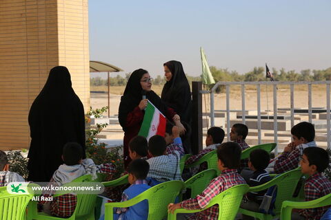 پیک امید کانون استان بوشهر میهمان کودکان روستای دهنو