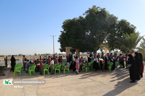 پیک امید کانون استان بوشهر میهمان کودکان روستای دهنو