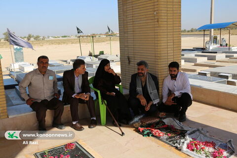 پیک امید کانون استان بوشهر میهمان کودکان روستای دهنو