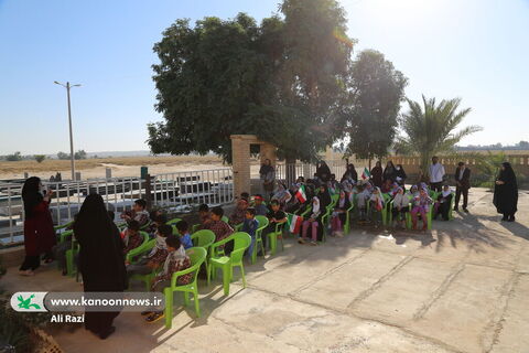 پیک امید کانون استان بوشهر میهمان کودکان روستای دهنو