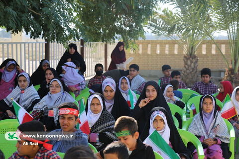 پیک امید کانون استان بوشهر میهمان کودکان روستای دهنو