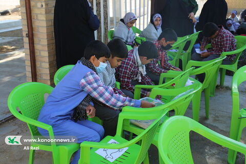 پیک امید کانون استان بوشهر میهمان کودکان روستای دهنو