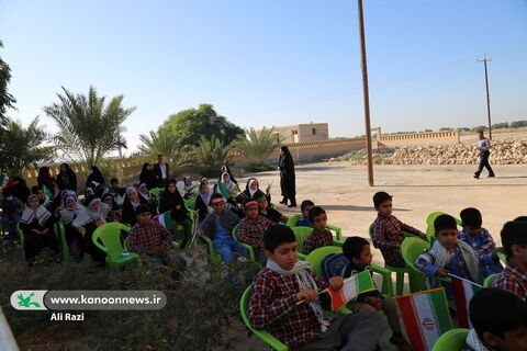 پیک امید کانون استان بوشهر میهمان کودکان روستای دهنو