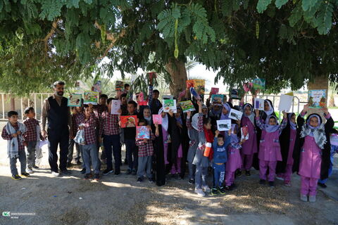 پیک امید کانون استان بوشهر میهمان کودکان روستای دهنو