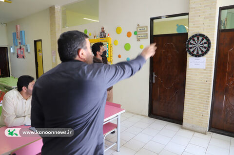 برگزاری مسابقه پرتاب دارت در کانون استان اردبیل