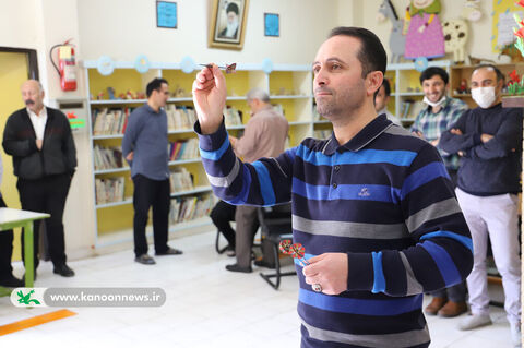 برگزاری مسابقه پرتاب دارت در کانون استان اردبیل