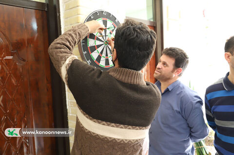 برگزاری مسابقه پرتاب دارت در کانون استان اردبیل