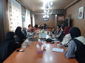 دومین جلسه کارگروه مشورتی نوجوانان دختر مدیر کل کانون کرمانشاه