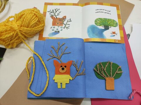 کارگاه ساخت کتاب های حسی و لمسی