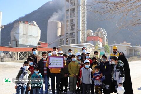 بازدید علمی اعضای کانون گالکیش از کارخانه سیمان پیوند گلستان