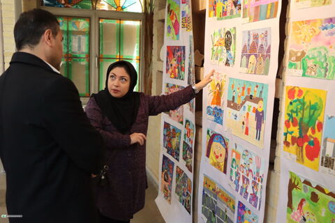 افتتاحیه نمایشگاه هنرهای تجسمی در مرکز سوفار