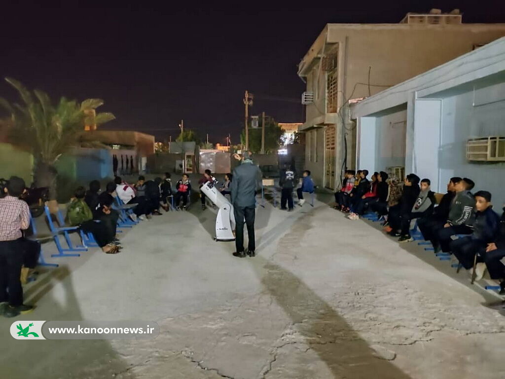 رصد آسمان شب در مرکز فرهنگی ریگ