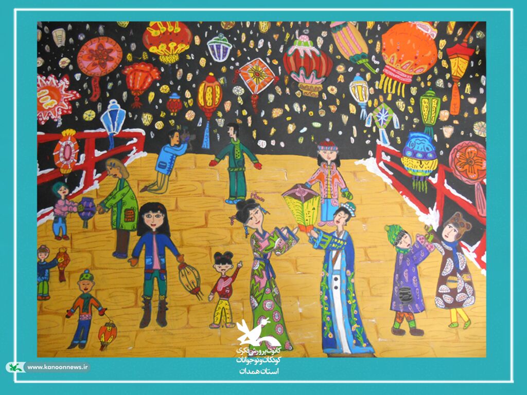 درخشش عضو کانون پرورش فکری کودکان و نوجوانان استان همدان در جشنواره نقاشی "سرزمین افسانه ها"