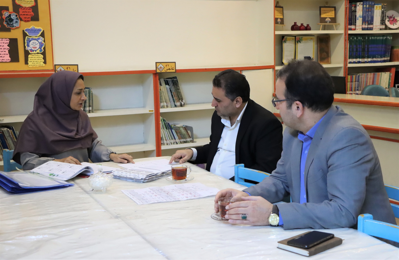 بازدید سرپرست اداره کل و معاون اداری مالی از مراکز کانون استان تهران