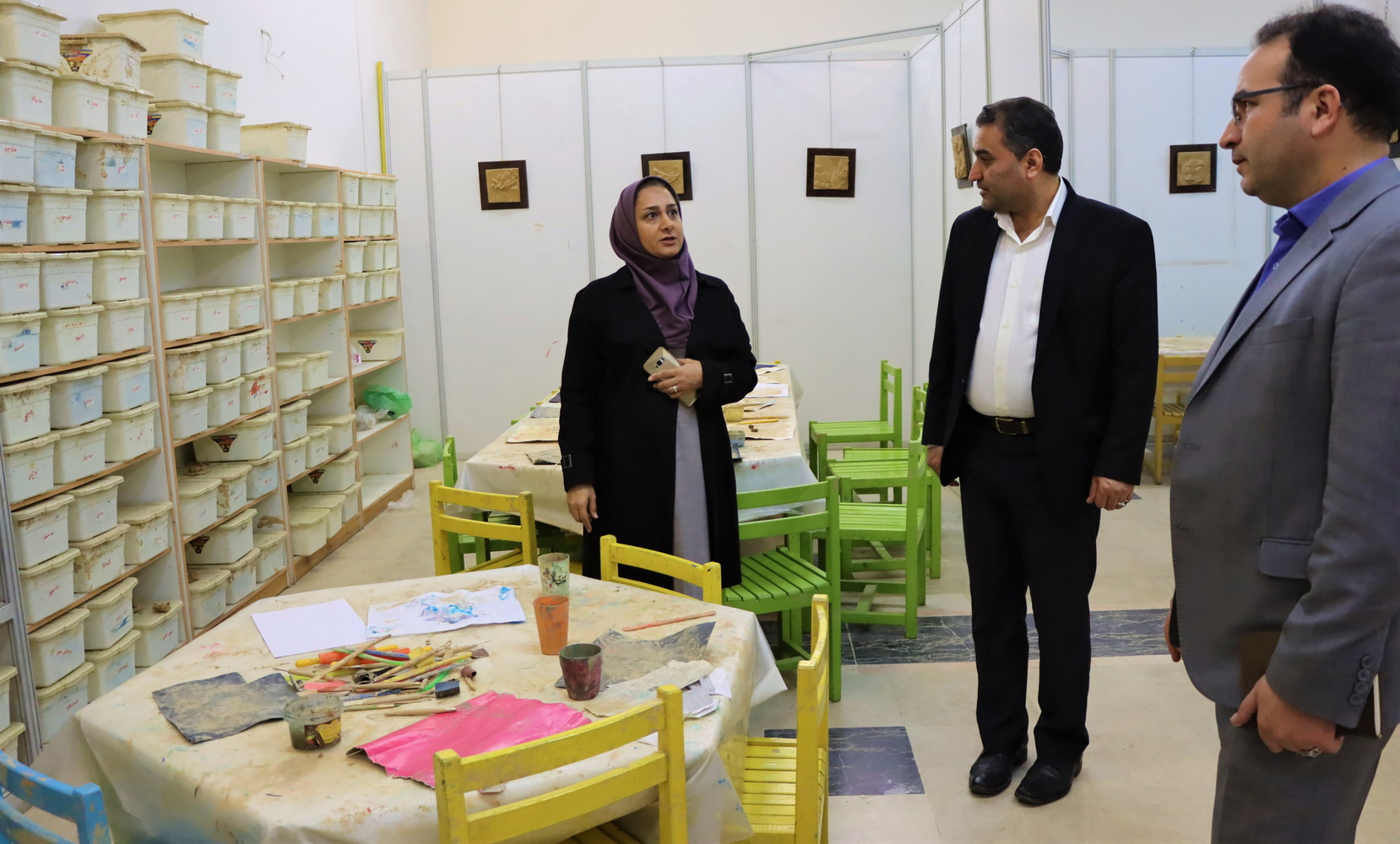 بازدید سرپرست اداره کل و معاون اداری مالی از مراکز کانون استان تهران