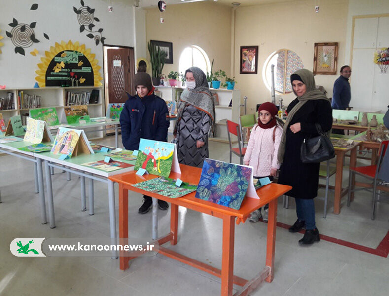 آثار هنری اعضای مراکز شماره‌۳ و ۴ کانون اردبیل به نمایش گذاشته شد