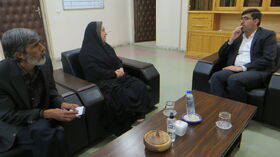 کارکنان کانون پروش فکری کودکان و نوجوانان برازجان با فرماندار دشتستان دیدار کردند