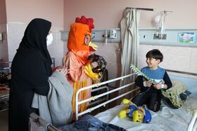 ویژه برنامه سپیده نور در مرکز آموزشی درمانی کودکان حضرت امام حسین ( ع )