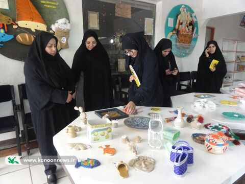 نمایشگاه دست‌سازه‌های اعضای کودک و نوجوان مراکز کانون کهگیلویه و بویراحمد برگزار شد