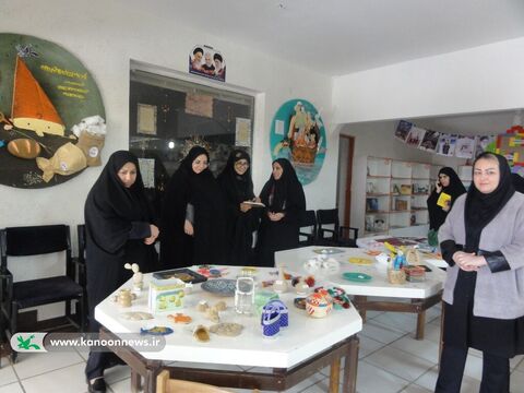 نمایشگاه دست‌سازه‌های اعضای کودک و نوجوان مراکز کانون کهگیلویه و بویراحمد برگزار شد