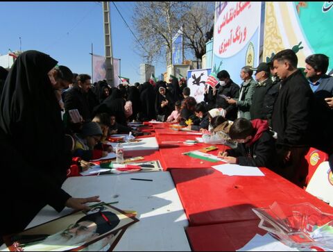 گزارش تصویری فعالیت های کانون شهر ایلام در روز بیست ودو بهمن