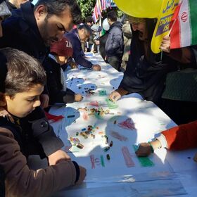 حضور تاثیرگذار مراکز فرهنگی هنری کانون گلستان در راهپیمایی روز ۲۲ بهمن