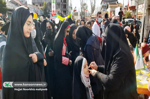 حضور پرشور کانونی‌ها در راهپیمایی پرشور یوم‌الله 22 بهمن گیلان