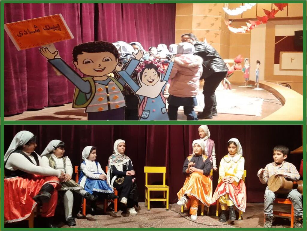 پیک شادی انقلاب با هنرآفرینی اعضا کانون پرورش فکری کودکان و نوجوانان در ایام دهه مبارک فجر در سینما کانون همدان برگزار شد