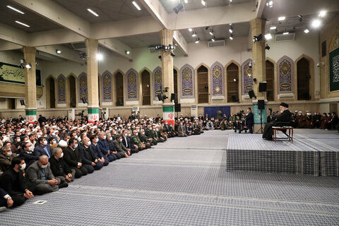 دیدار جمعی از مردم آذربایجان با مقام معظم رهبری