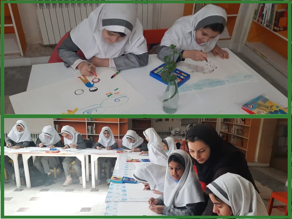 مسابقه نقاشی جشنواره زمستانی در کانون پرورش فکری کودکان و نوجوانان استان همدان برگزار شد