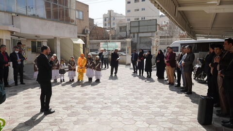 حضور گروه سرود آذربایجان شرقی در مشهد مقدس