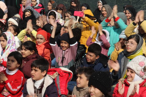 اجرای گروه نمایشی«مل مل» در روستای چاوشقلی خوی