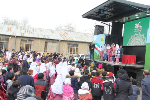 اجرای گروه نمایشی «مل مل» در فیرورق خوی