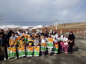 کودکان و نوجوانان روستاهای کپک و هزارکانیان میزبان مدیرکل کانون استان کردستان بودند