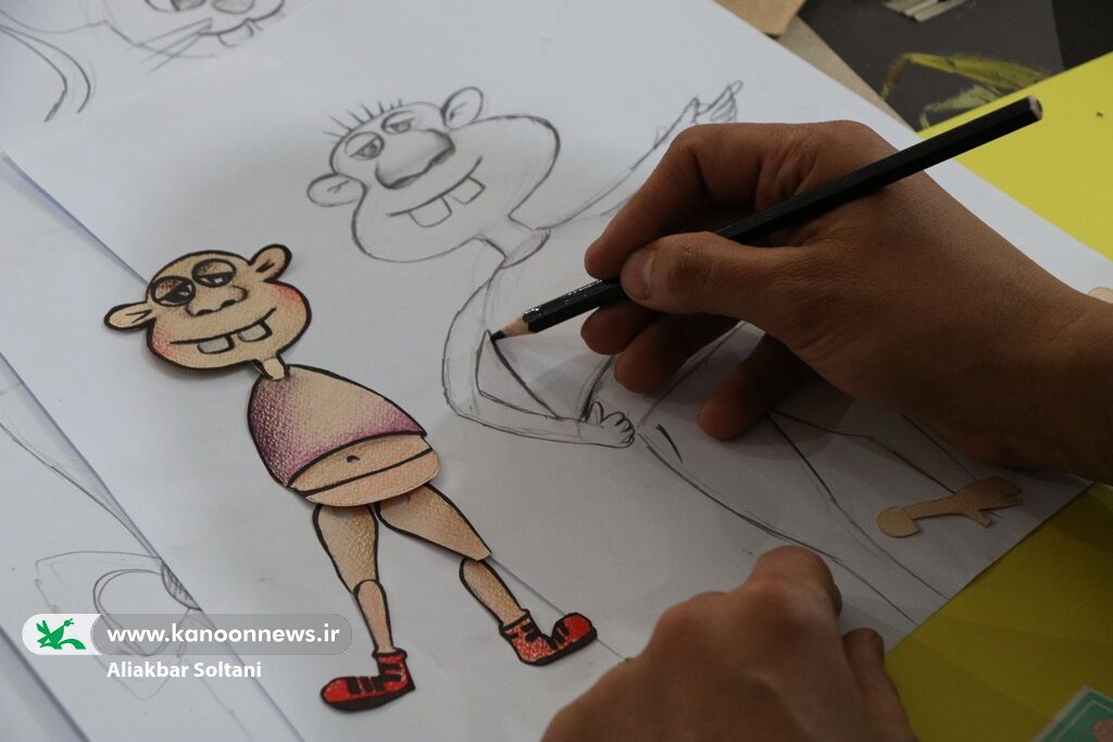 مربیان هنری به کاراکترها جان بخشیدند