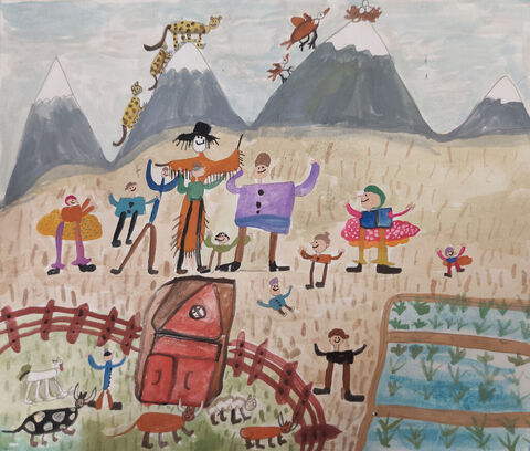 Ilia Ghorbani, 8, from Kanoon Mahmoodabad in Mazandaran province