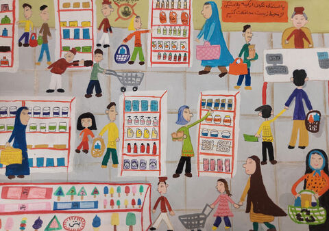 Elnaz Khodabakhshi, 11, from Kanoon Charmhin in Isfahan province