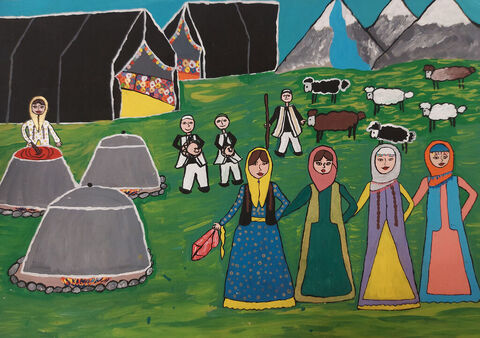 Masoumeh Ghasemi, 11, from Kanoon in Shahre Ghods in Tehran province