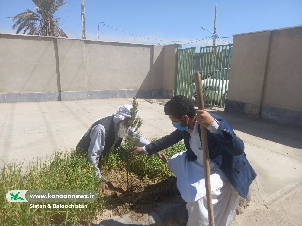 ادامهی فعالیتهای روز درختکاری در مراکز فرهنگیهنری سیستان و بلوچستان