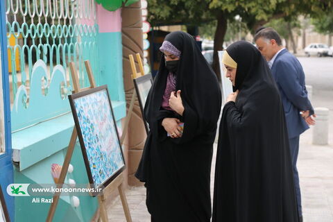 برگزاری نمایشگاه خیابانی نقاشی های قرآنی در کانون استان بوشهر