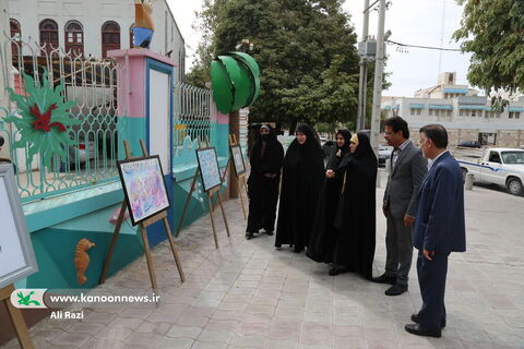 برگزاری نمایشگاه خیابانی نقاشی های قرآنی در کانون استان بوشهر