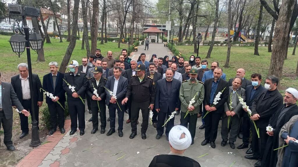 اعضای کانون نوشهر از مقام شامخ شهدا تجلیل کردند